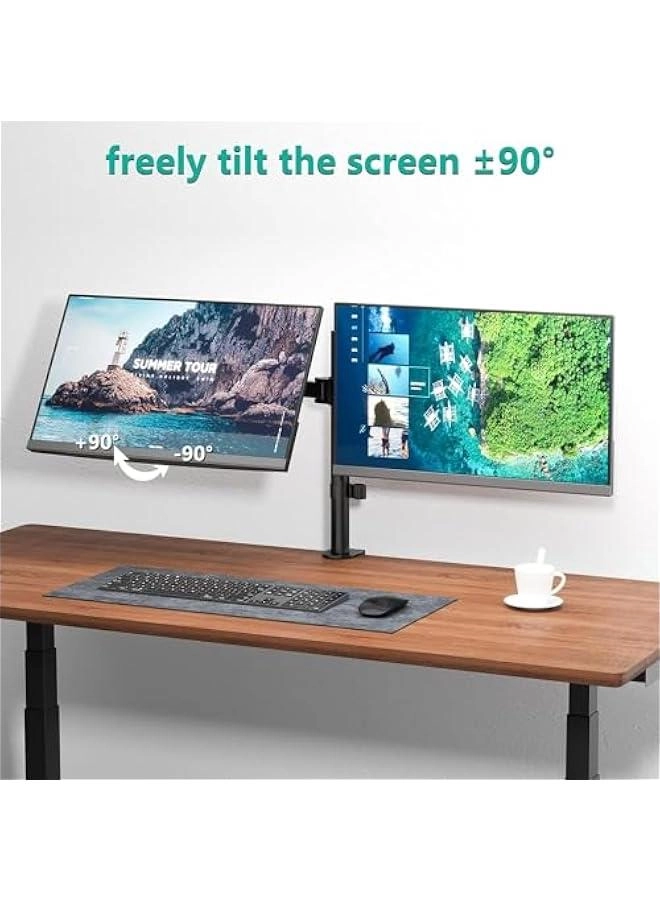 Double Monitor Mount - 2 30 inches VESA 75x75mm or 100x100mm