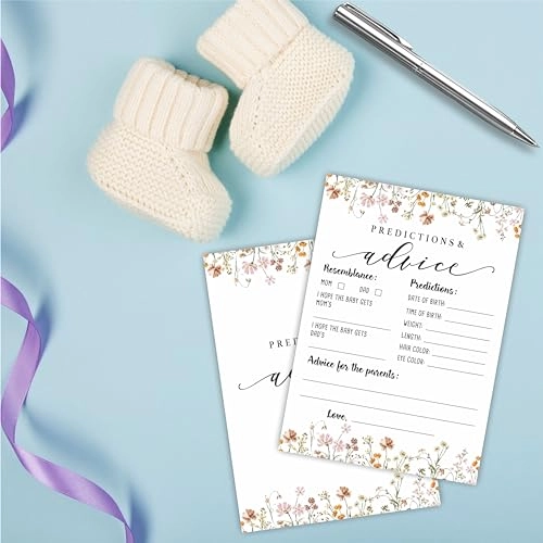 Baby Shower Game Cards - 30 pieces