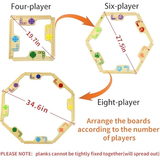 Jokers and Marbles - 8 Solid Wood Boards 40 Marbles 4 Decks of Cards