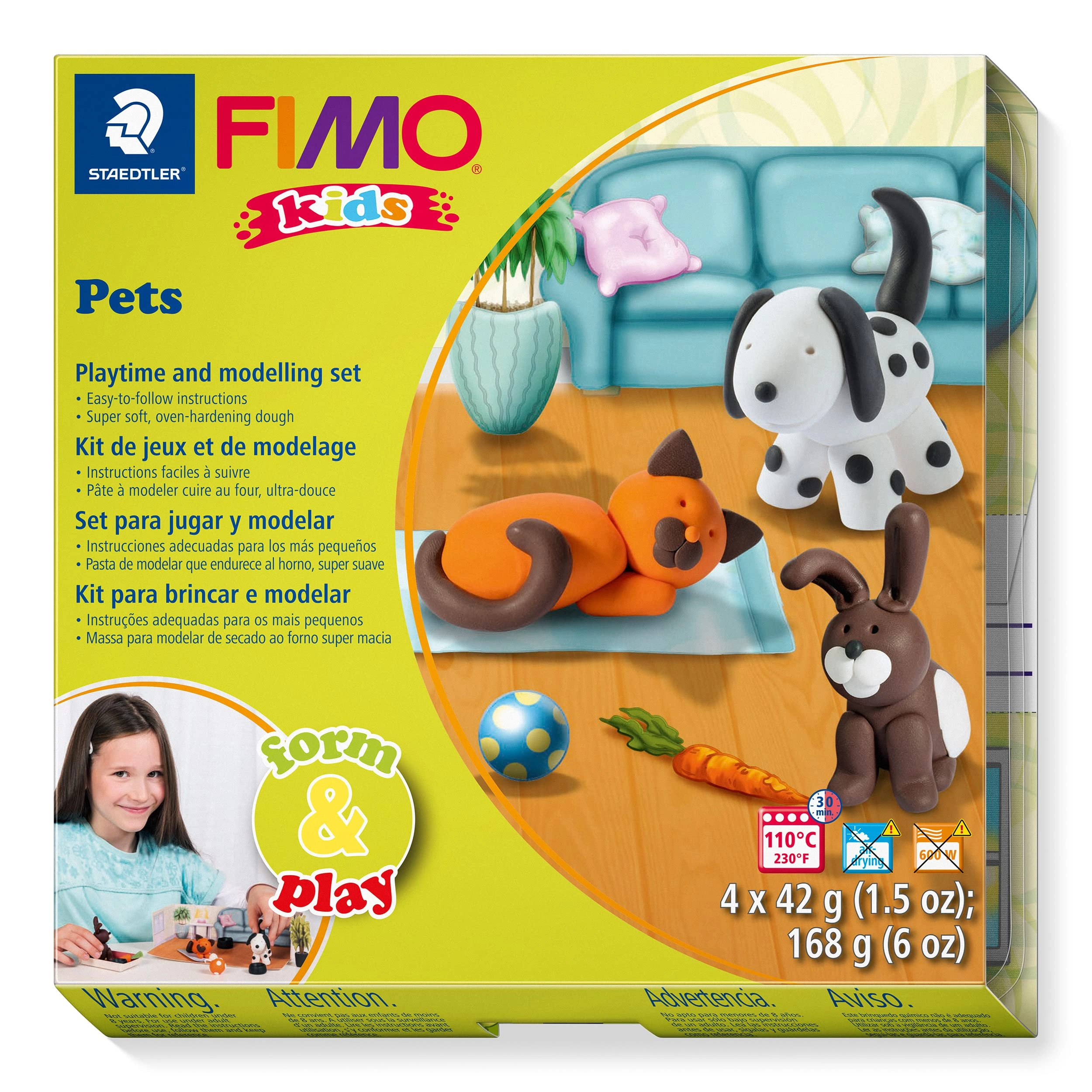 Staedtler Fimo kids Farm - 8+ years 4 pcs