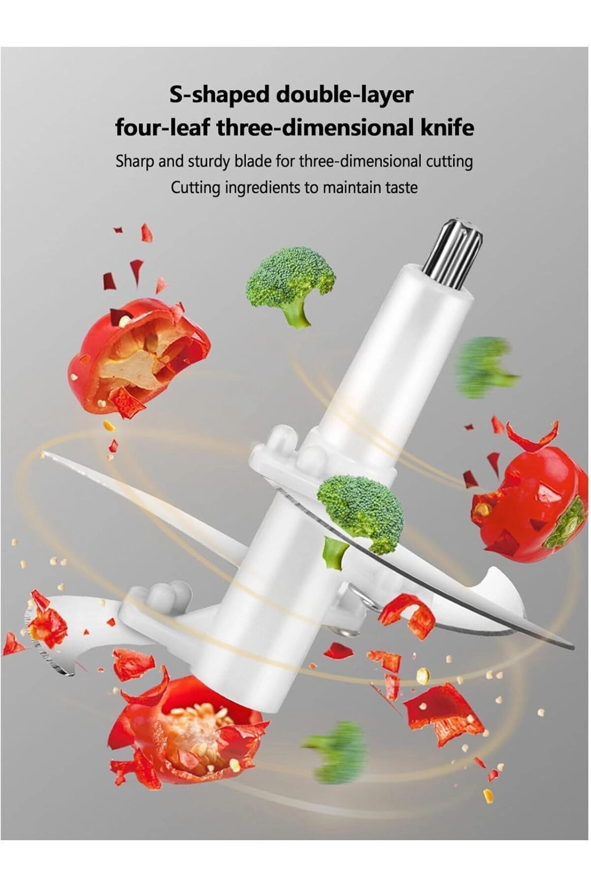 Meat Grinder - 1000W 6L Stainless Steel