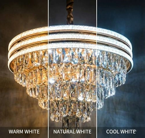 Crystal Chandelier - White Warm White Natural White