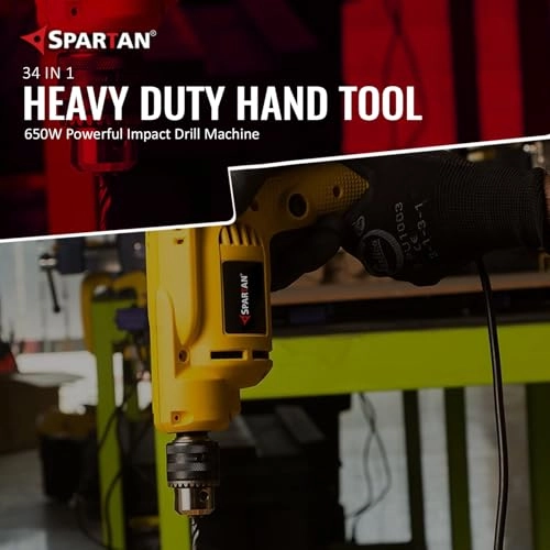 34 in 1 Drill Kit - 13mm 650W