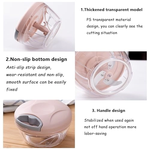 Chopper - 500ml 3 sharp blades