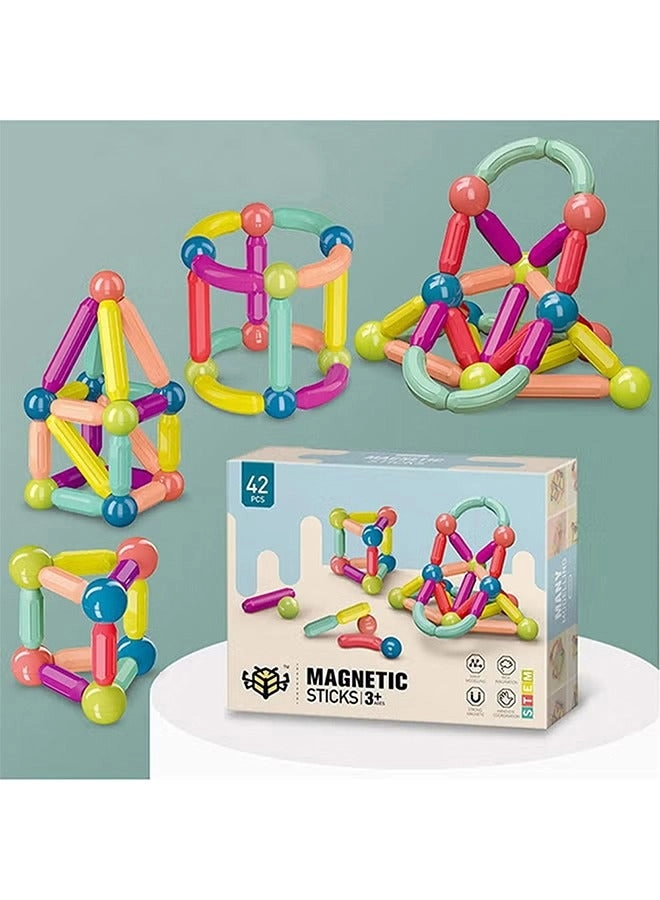 Magnetic Building Blocks - 42 pcs