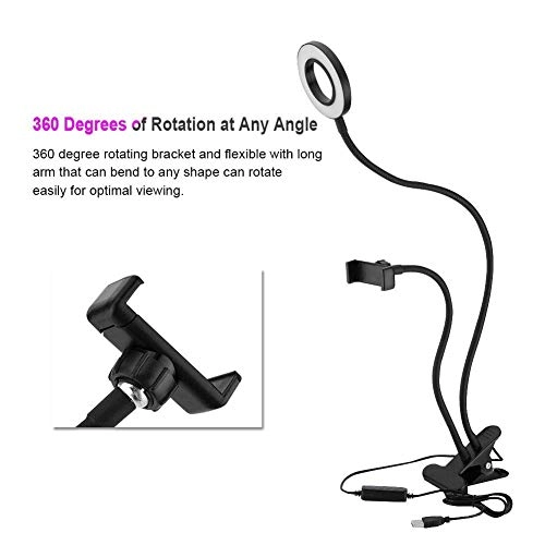 Selfie Ring Light - 360° Long Arm USB LED