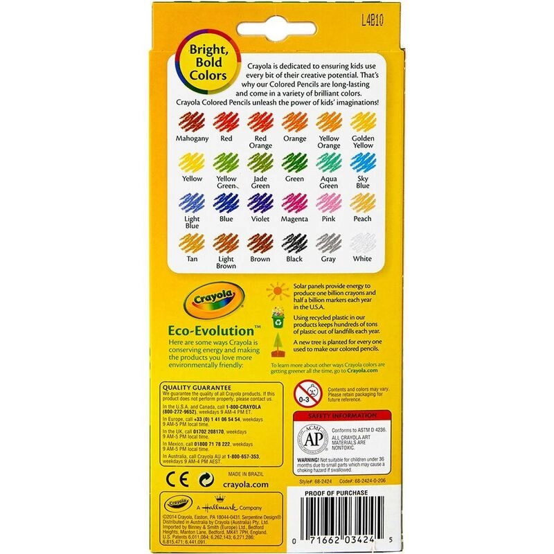 Erasable Colored Pencils - 24 Pack