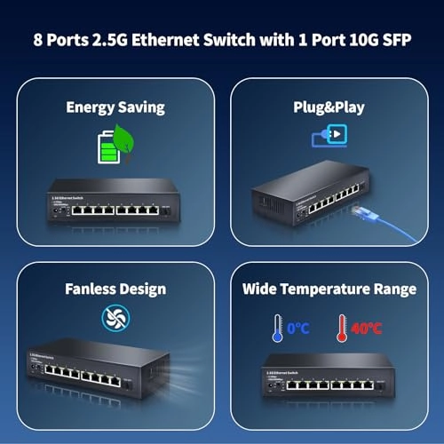 8 port 2.5G Switch 8-ports