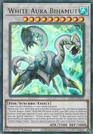 Yu-Gi-Oh! White Aura Bihamut - LED7-EN056 - Ultra Rare 1st Edition