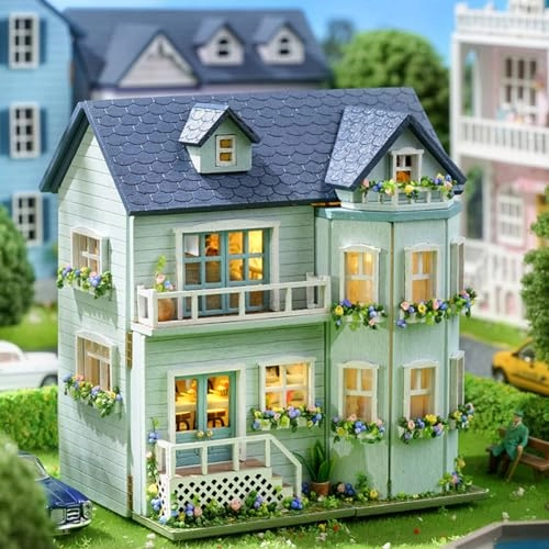 Miniature Wooden Dollhouse Furniture Kit - Creative Room 1:24