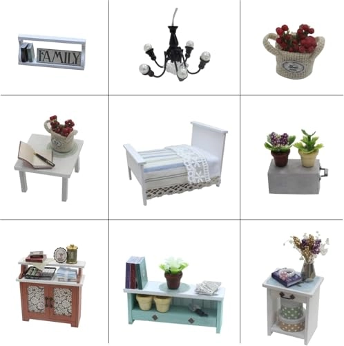 Miniature Dollhouse Kit - Blue Time