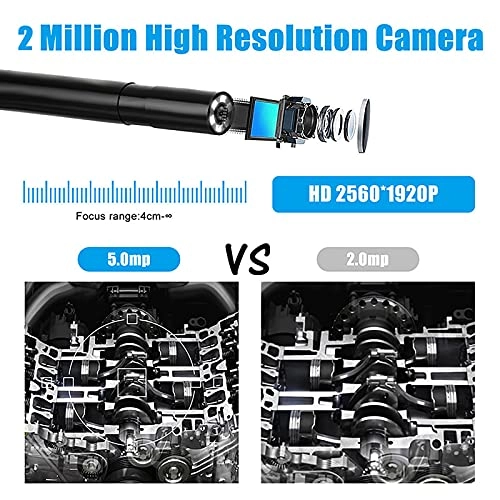 Endoscope Wireless Inspection Camera - 5.0MP WiFi