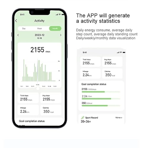 Smart Health Ring - IP68 Bluetooth 5.0 17mAh