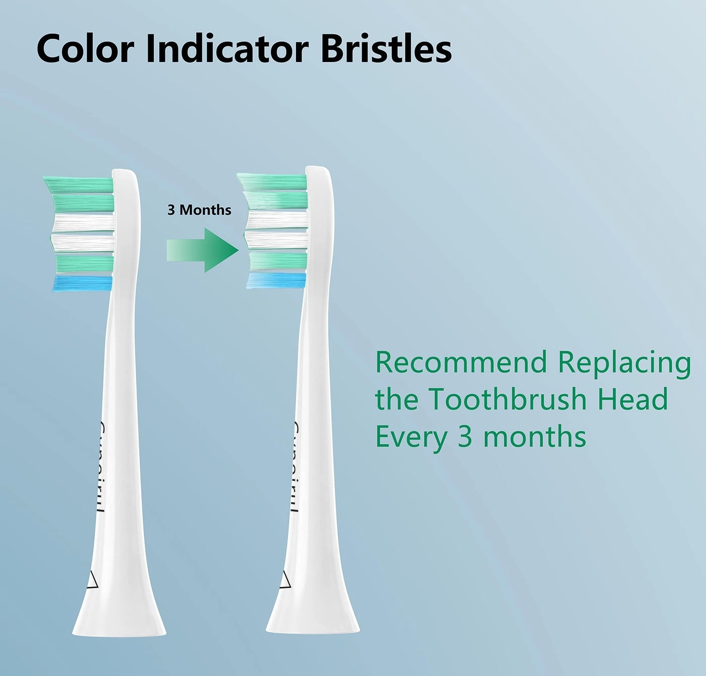 Toothbrush Replacement Heads - 4100 5100 6100 9023 W 10 Pack
