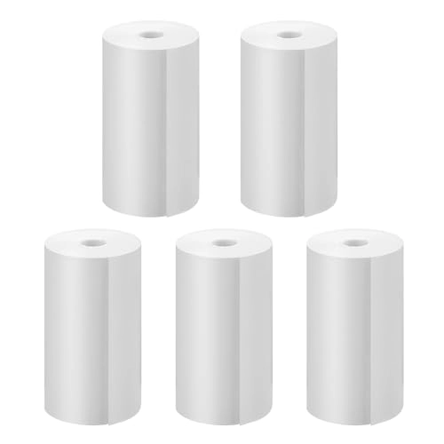 Instant Camera Refill Print Paper - 5 Rolls 56mm x 25mm