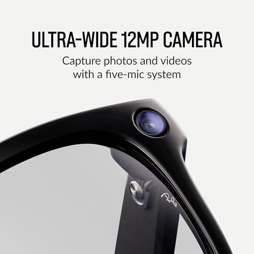 Wayfarer - Shiny Black Clear Lens 12MP