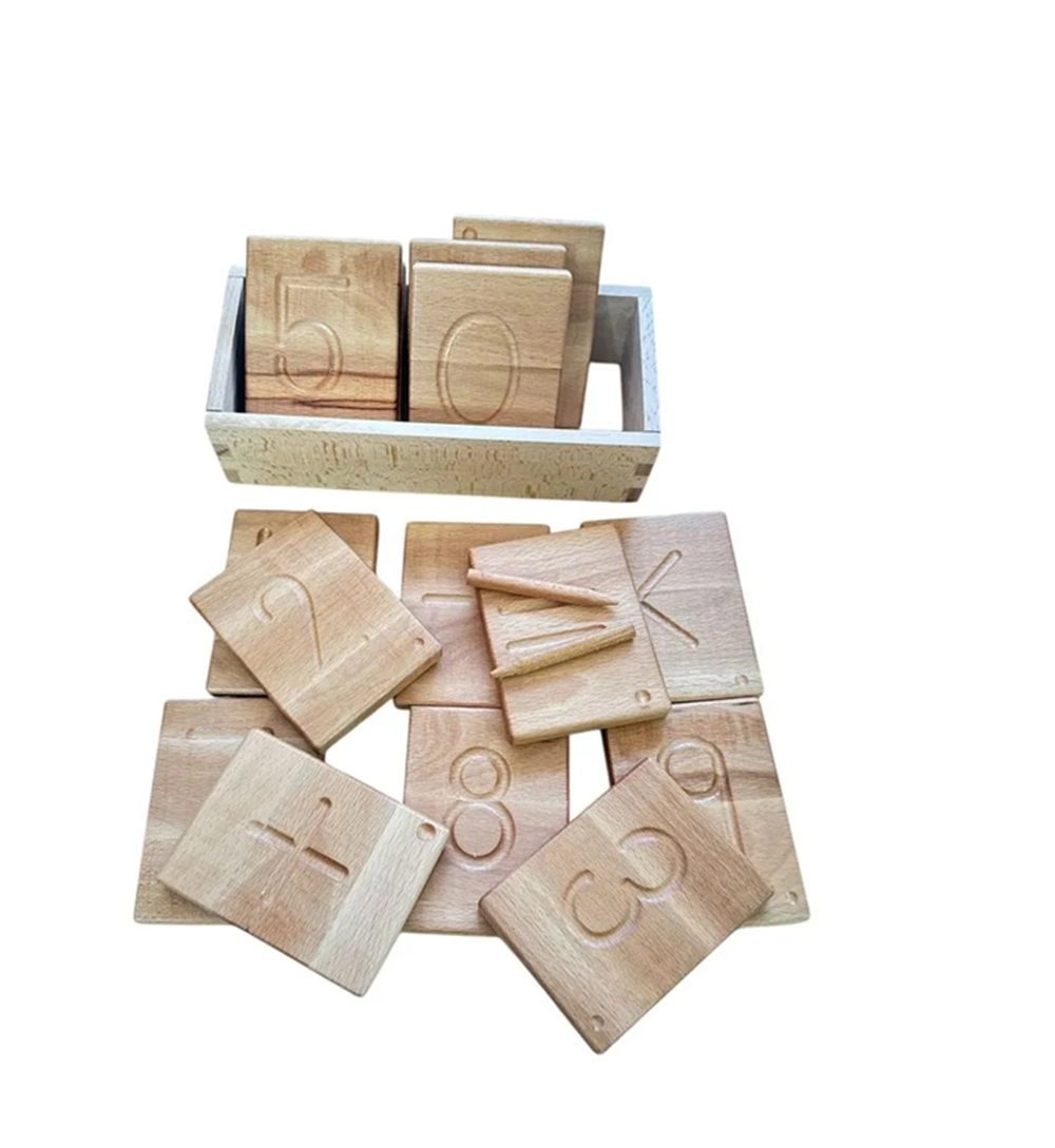 Trace Me English Numbers - 4 years+ 18 pieces