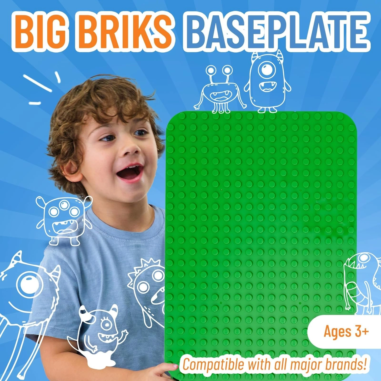 Mega Toy Building Block Baseplate