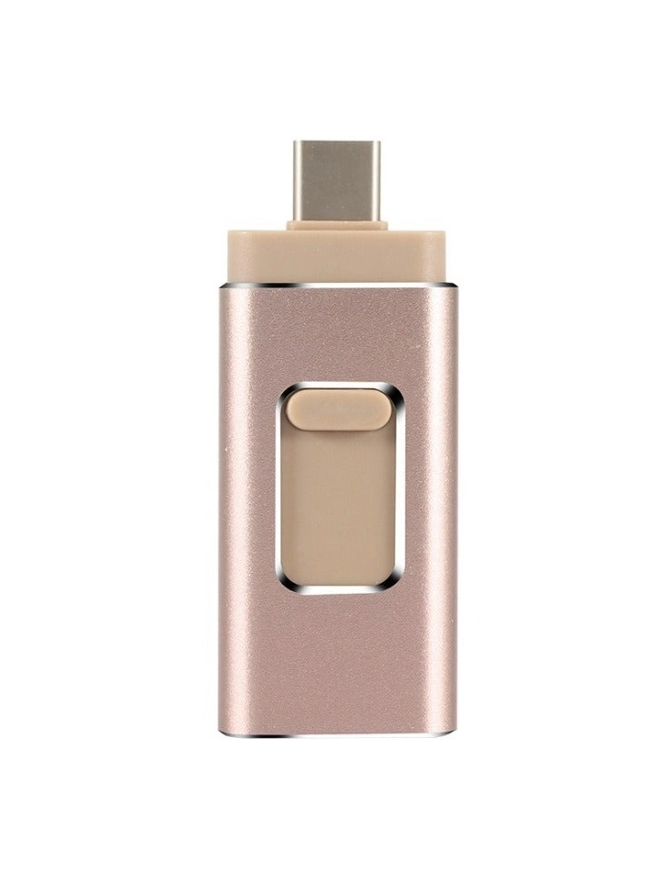 Metal Flash Drive - 3-in-1 + apple Head 16GB