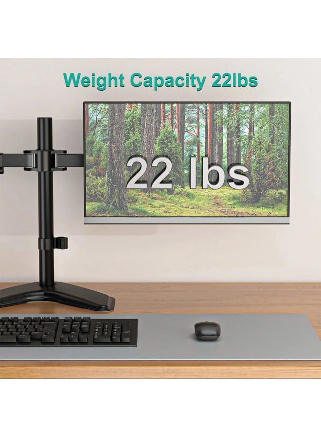 Dual LCD Monitor Desk Mount Stand - Two 27"