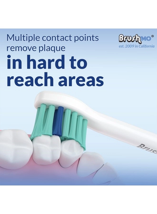 Replacement Toothbrush Heads - 6 Pack Compact