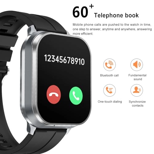 Bluetooth Earbuds Smart Watch - 2.01 inch Zinc Alloy