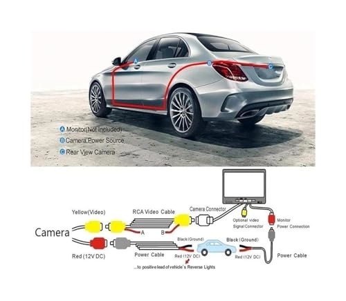 Car Rear View Camera - Night vision 1920 x 1080P