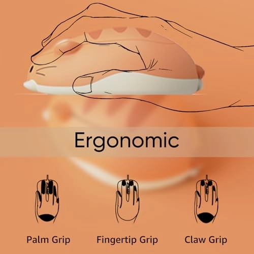 Cat Theme Wireless Gaming Mouse - Bluetooth