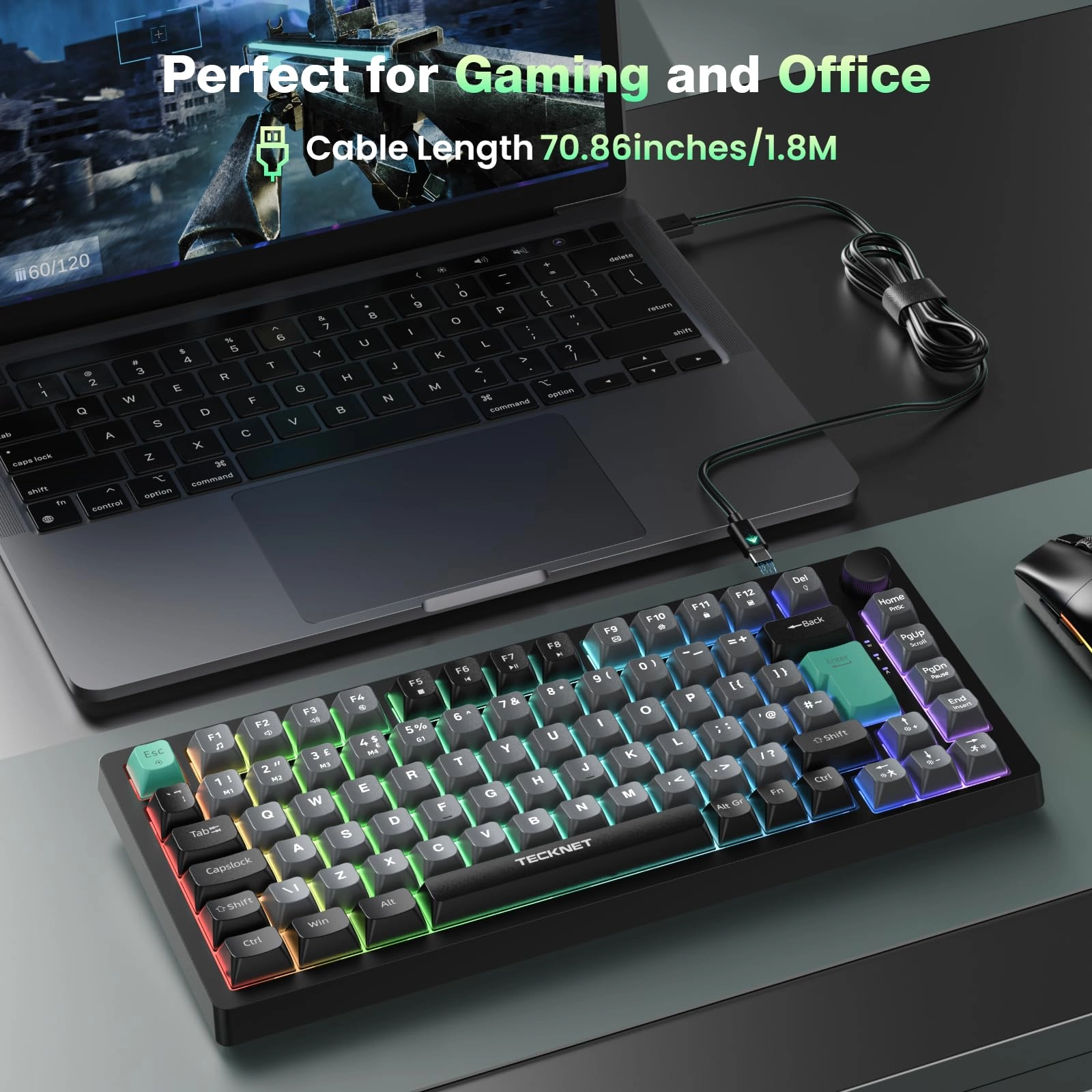 RGB Gaming Keyboard - Wired