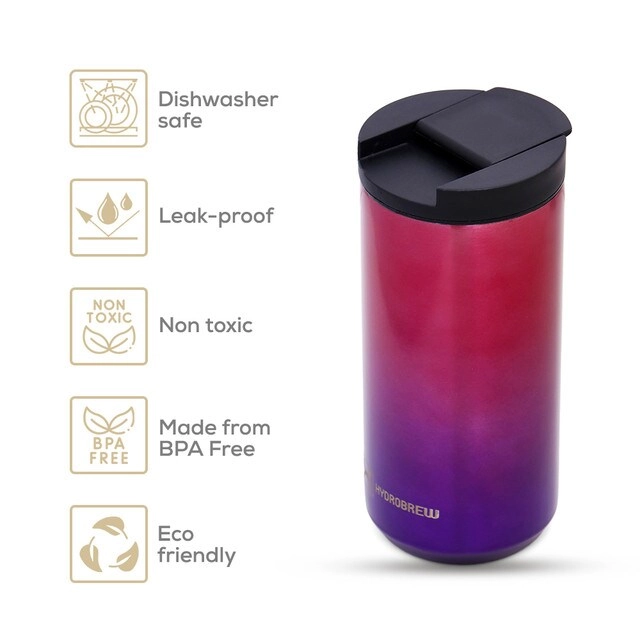Insulated Tumbler Water Bottle - Sipper Lid 500 ml