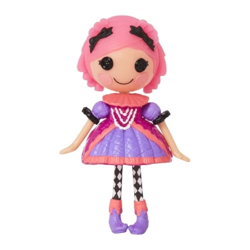 Confetti Carnivale Mini Doll - 3" Pink Hair Pet Cat