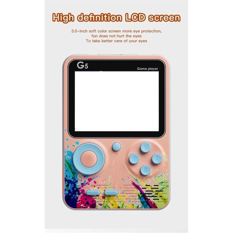 G5 - 3.0" HD Screen 500 Classic Games AV Output