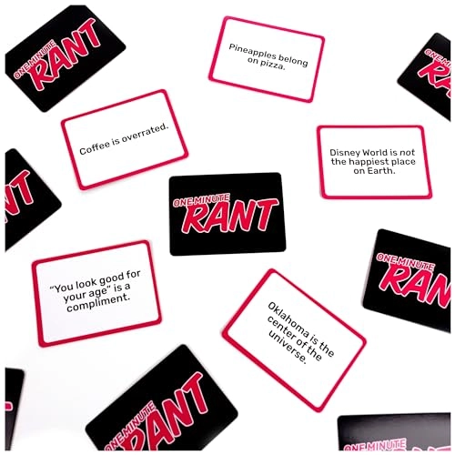 One Minute Rant - Card Game