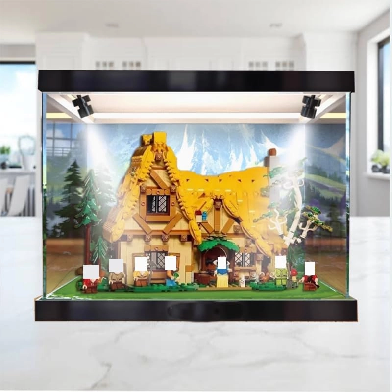 Lego Display Case (43242) - Snow White and the Seven Dwarfs' Cottage