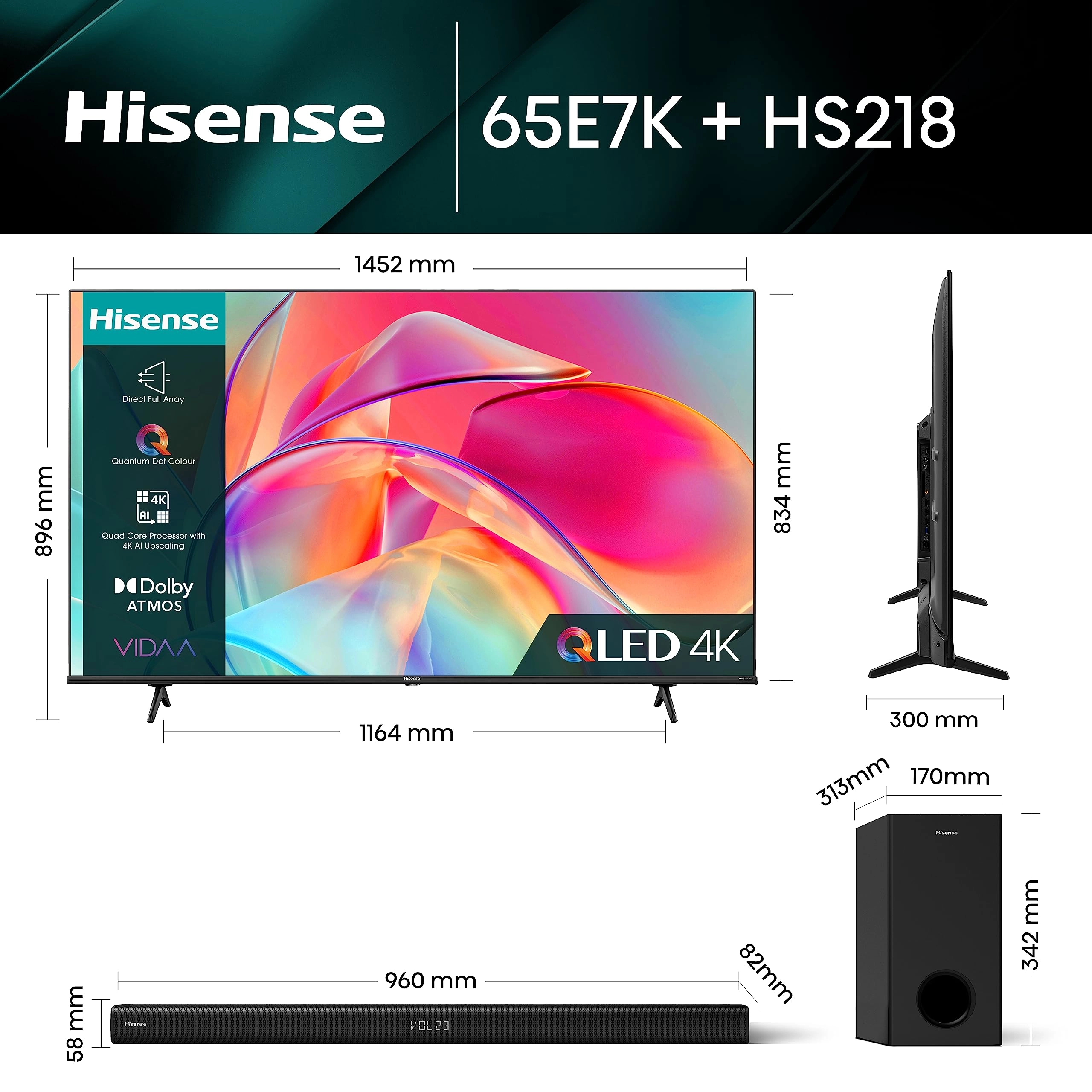 E7K - 75 INCH + HS218