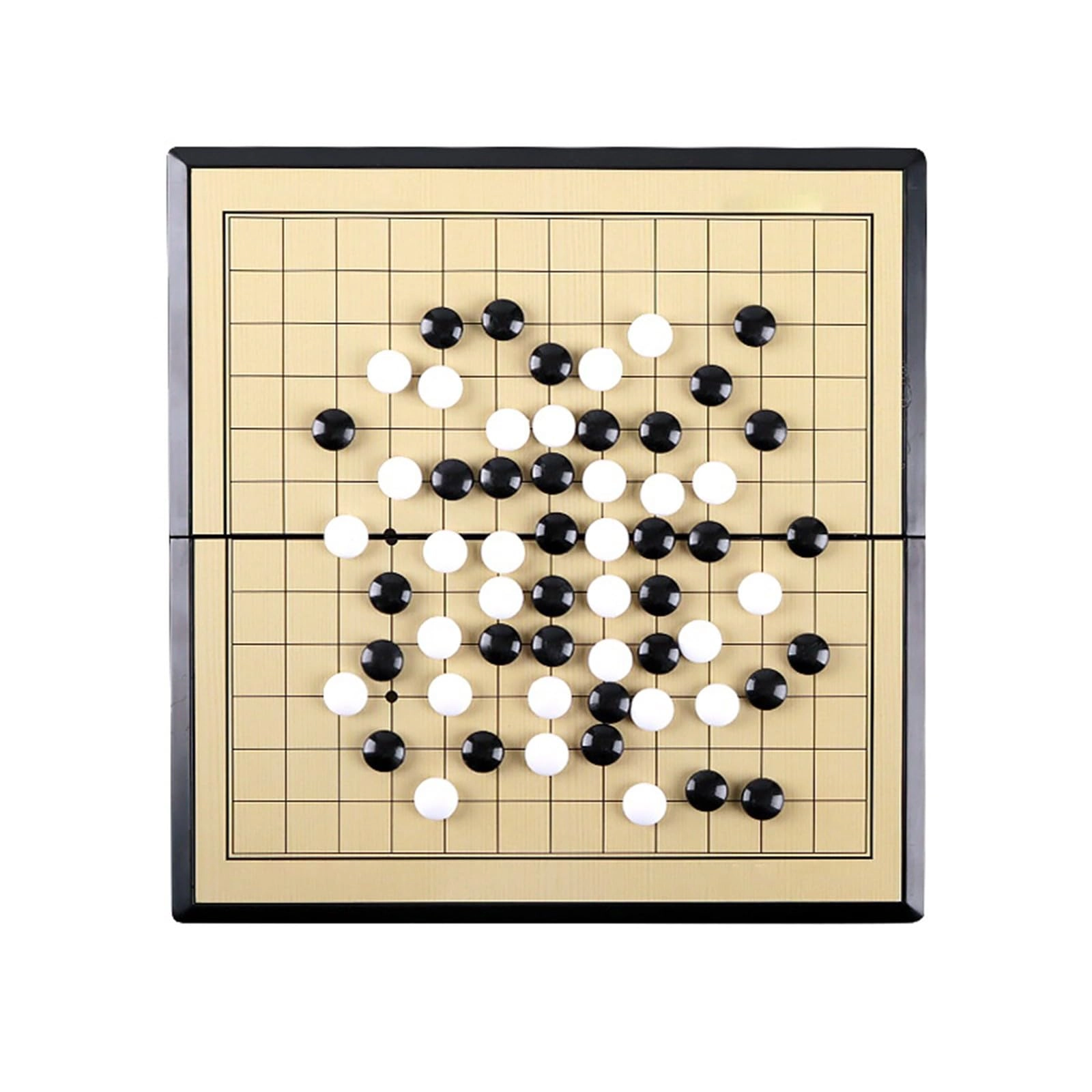 Go Game Set - Magnetic Foldable Yellow+Black