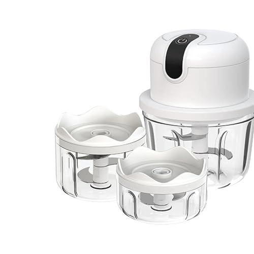Electric Mini Garlic Chopper - 100+250+350ML Cordless