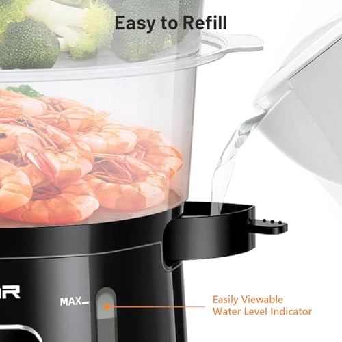 Electric Food Steamer - 13.7 Quarts