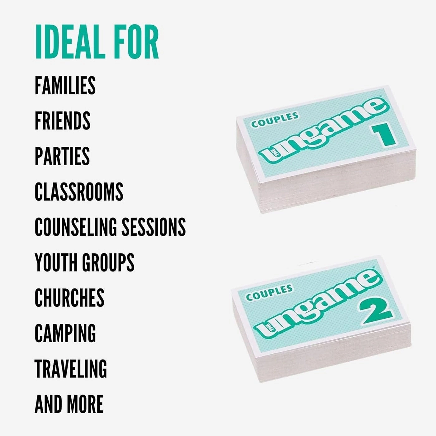 Pocket Ungame: Couples Version - Card Game