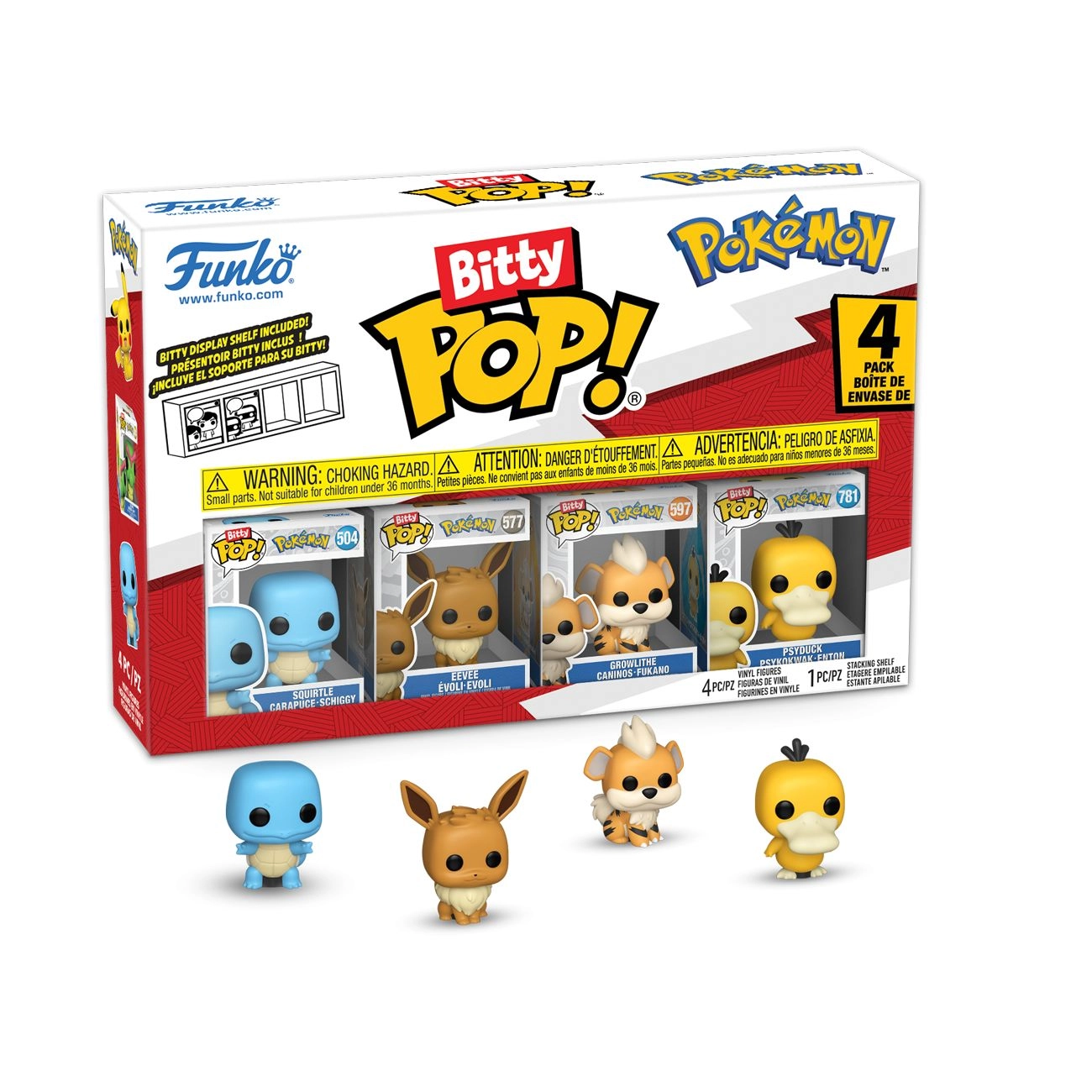 FUNKO TOYS Bitty Pop! Pokemon (FU81135) 4 pcs