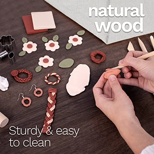 Modelling Clay Tools - hardwood 7-piece