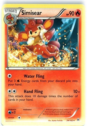 Pokmon Simisear 24/162