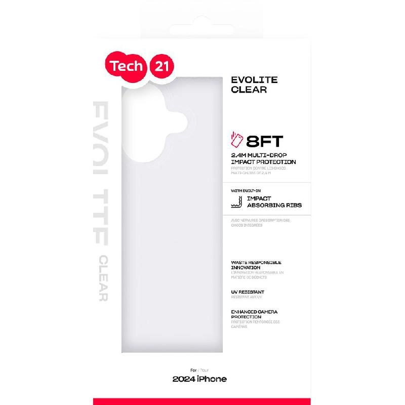 EvoLite Case Clear Bio TPU for iPhone 16
