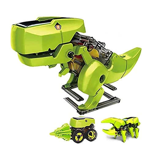 POENVFPO Solar Powered Mounted Dinosaur - 18 months - 3 years