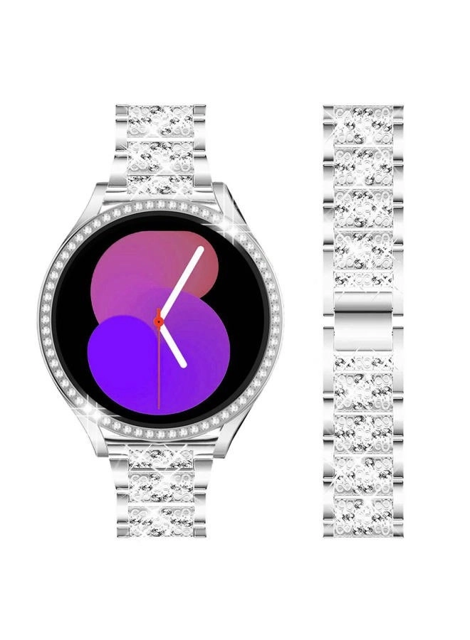 DEALELE 20mm Slim Bling Watch Band for Samsung Galaxy Watch 5/4 - 44mm