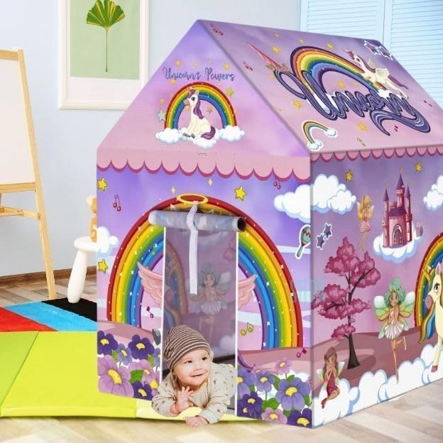 Play Tent House - Large Unicorn Theme
