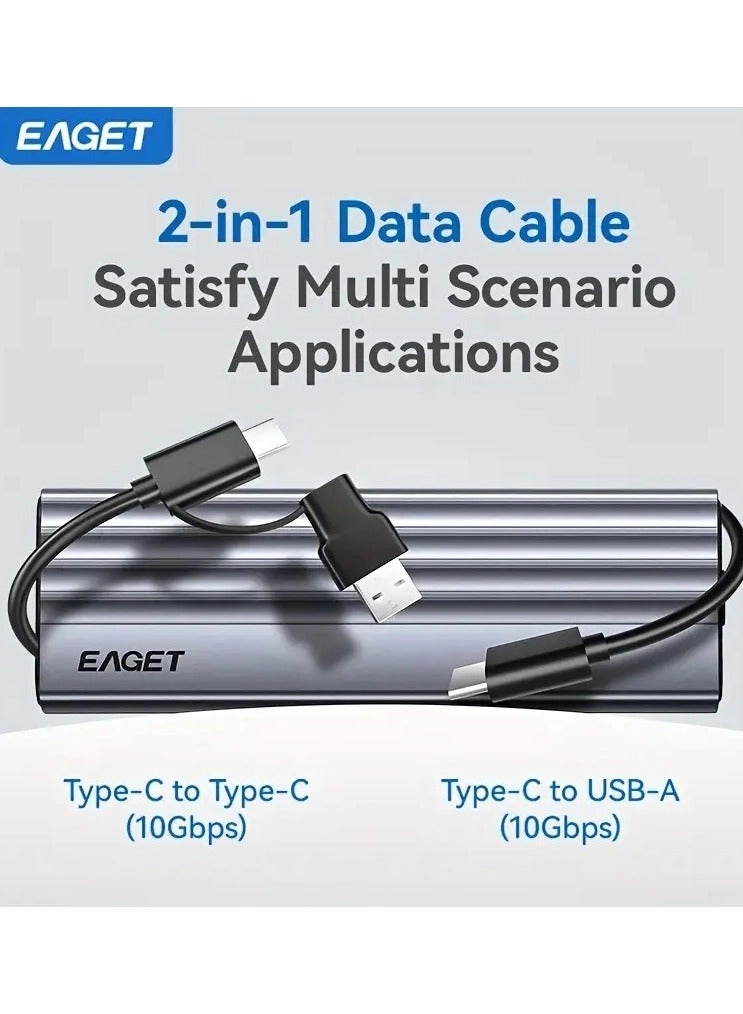 M.2 NVMe SSD Enclosure - USB 3.2 M-Key & B+M Key 2230/2242/2260/2280