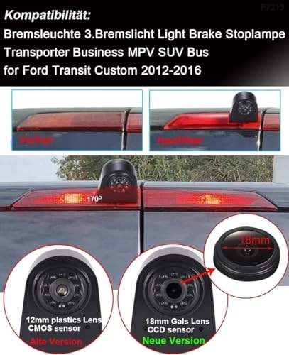 Car Rear view Camera - Night vision 628*586 pixels + Rear View Mirror - 7" LCD