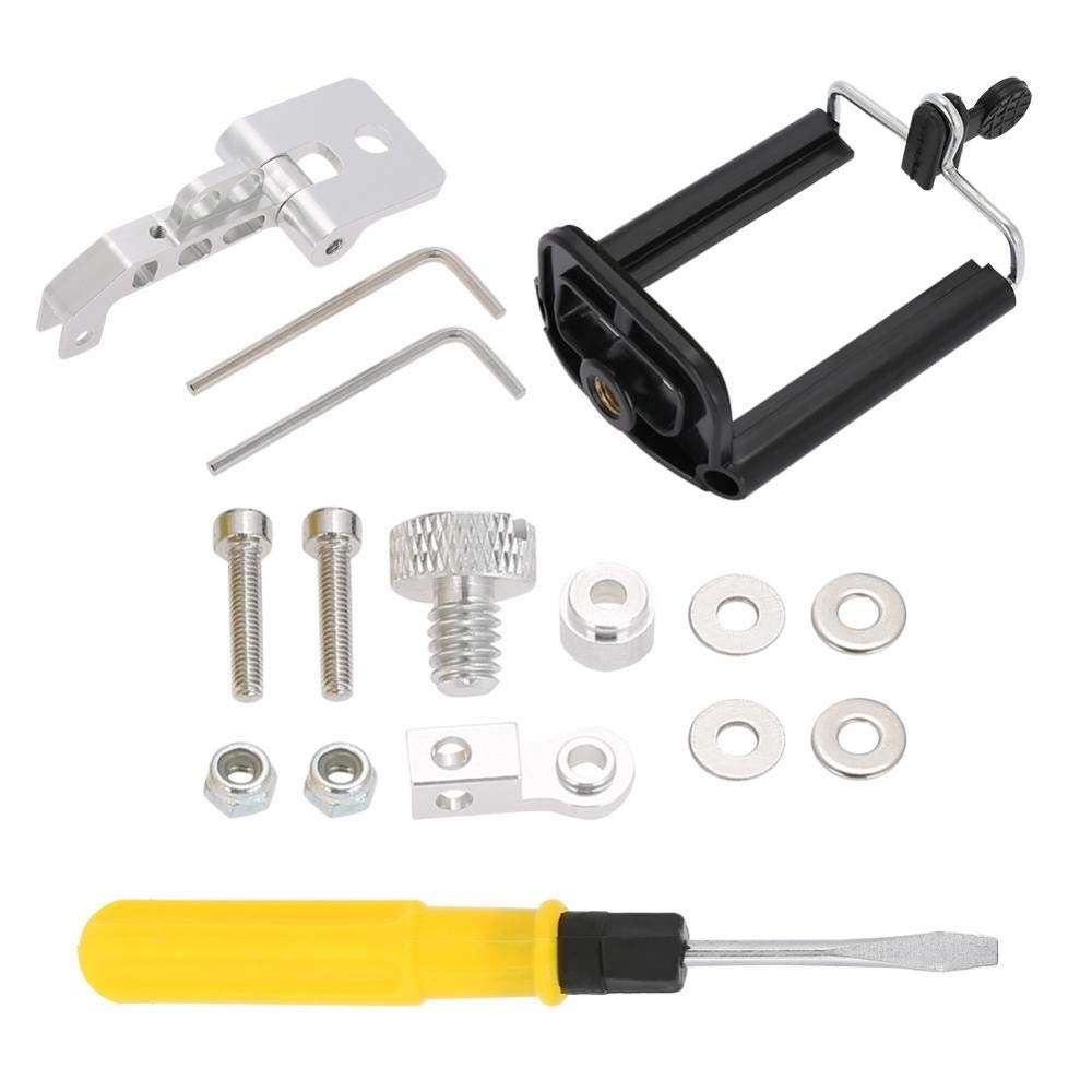 Dilwe Phone Holder - Adjustable 55-85mm ABS Aluminum Alloy