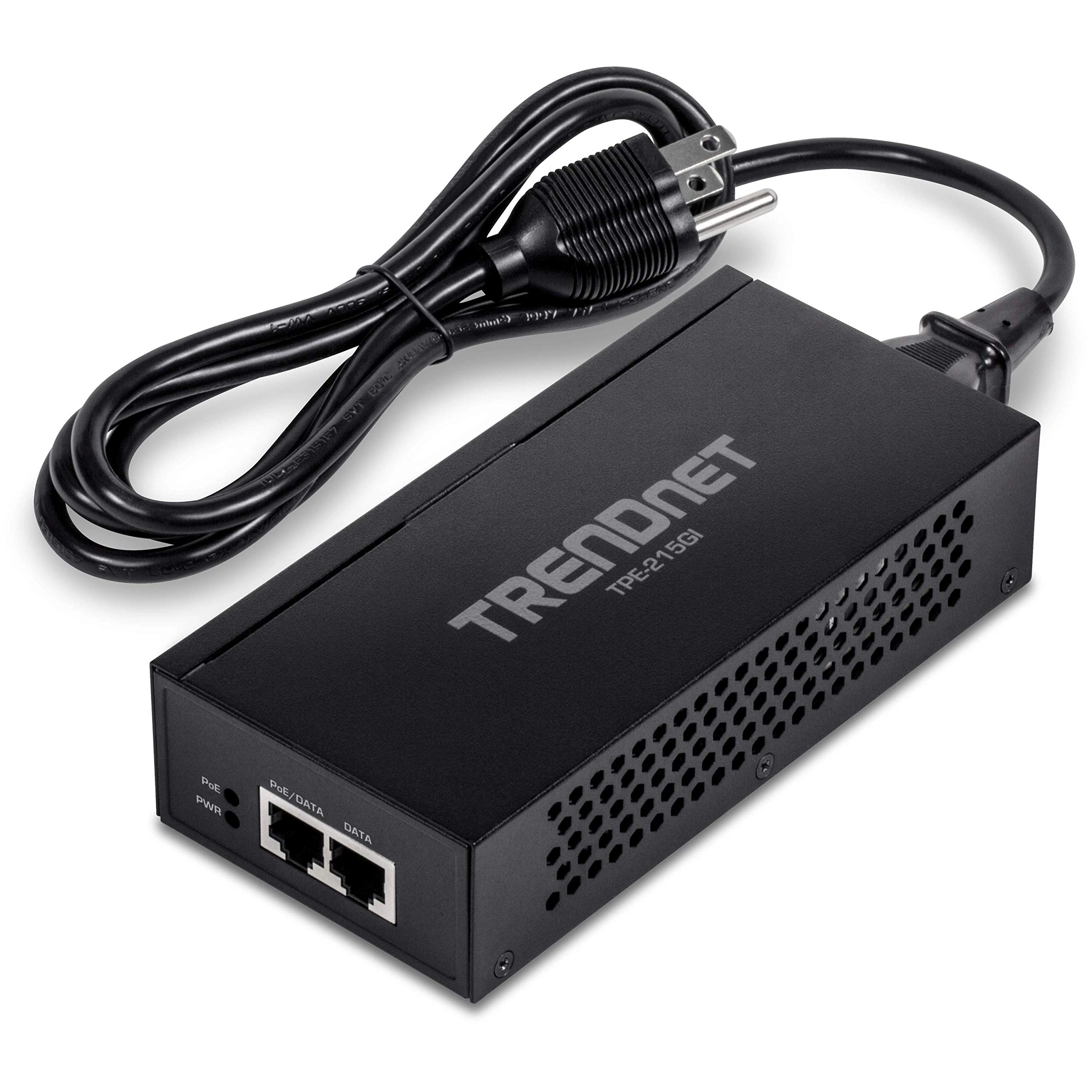 Trendnet (Renewed) TPE-215GI - 15.4W 30W 1 x 2.5G 1 x 2.5G PoE+ 2.5Gbps